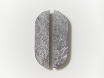 DOT - Tundra Grey marble furniture handle by Lo & Co Interiors - view 2